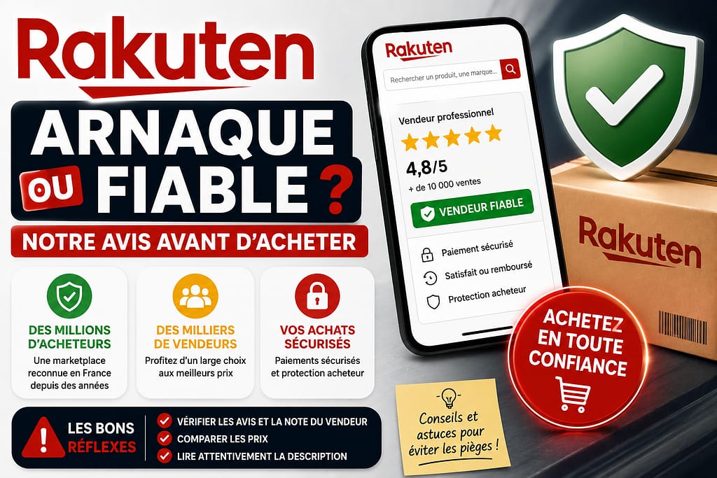 RAKUTEN ARNAQUE OU SITE FIABLE ?