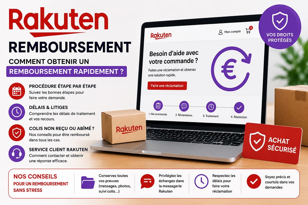 RAKUTEN remboursement : comment obtenir un remboursement rapidement ?