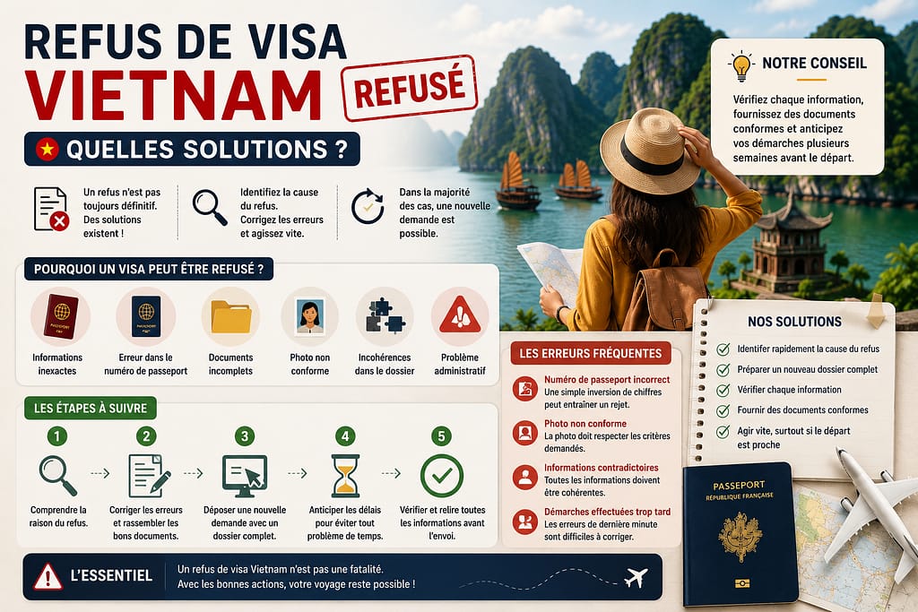 REFUS VISA VIETNAM : quelles solutions ?