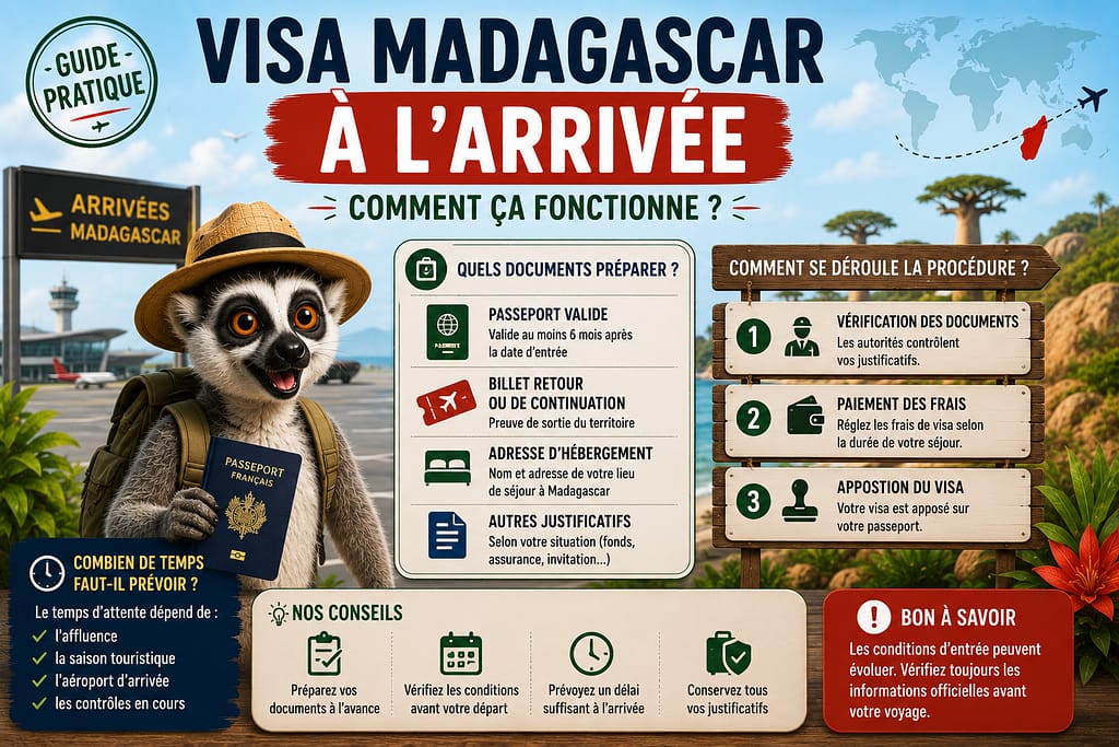 Visa Madagascar à l'arrivée, comment ça fonctionne ?