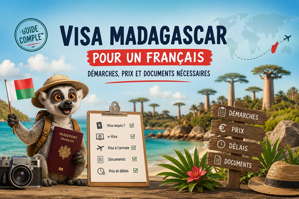 Visa Madagascar pour un Français : démarches, prix et documents nécessaires.