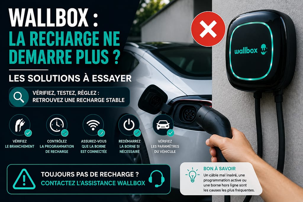 WALLBOX la recharge ne démarre plus : que faire ?