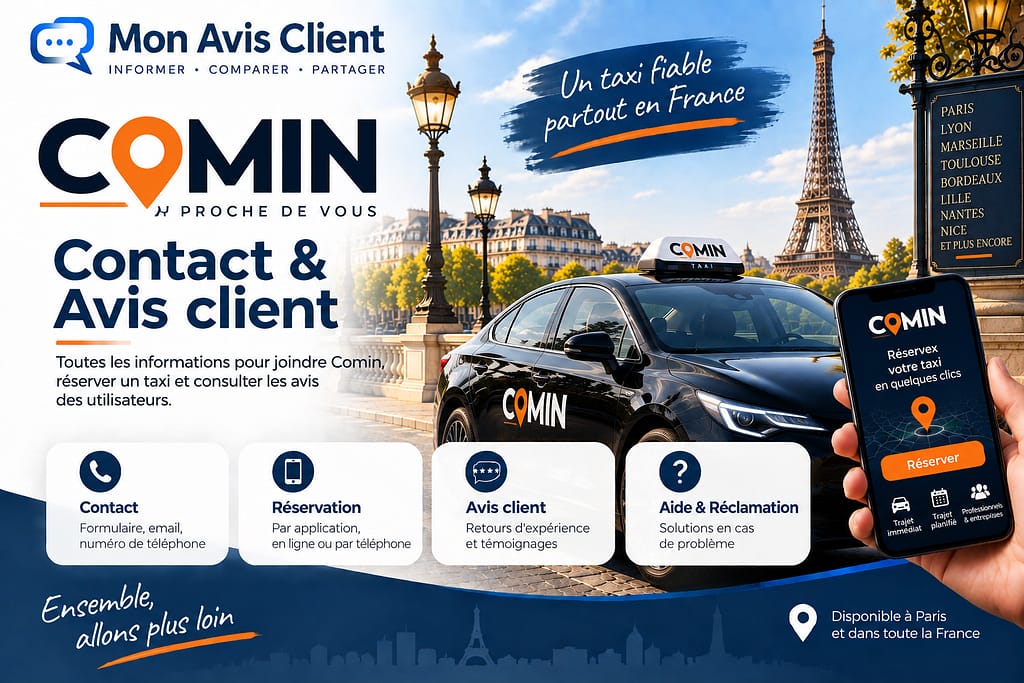 COMIN : Contact et avis client.