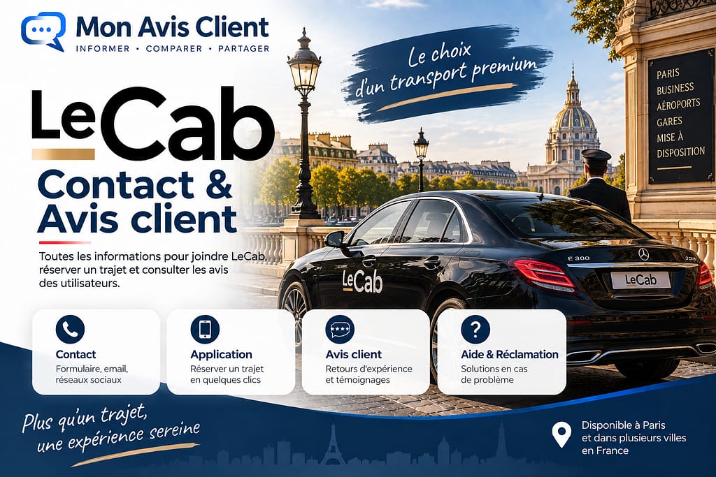 LE CAB : Contact et avis client.
