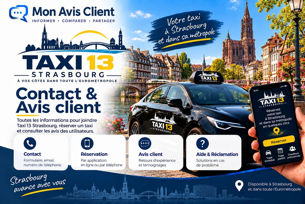 TAXI 13 STRASBOURG : Contact et avis client.