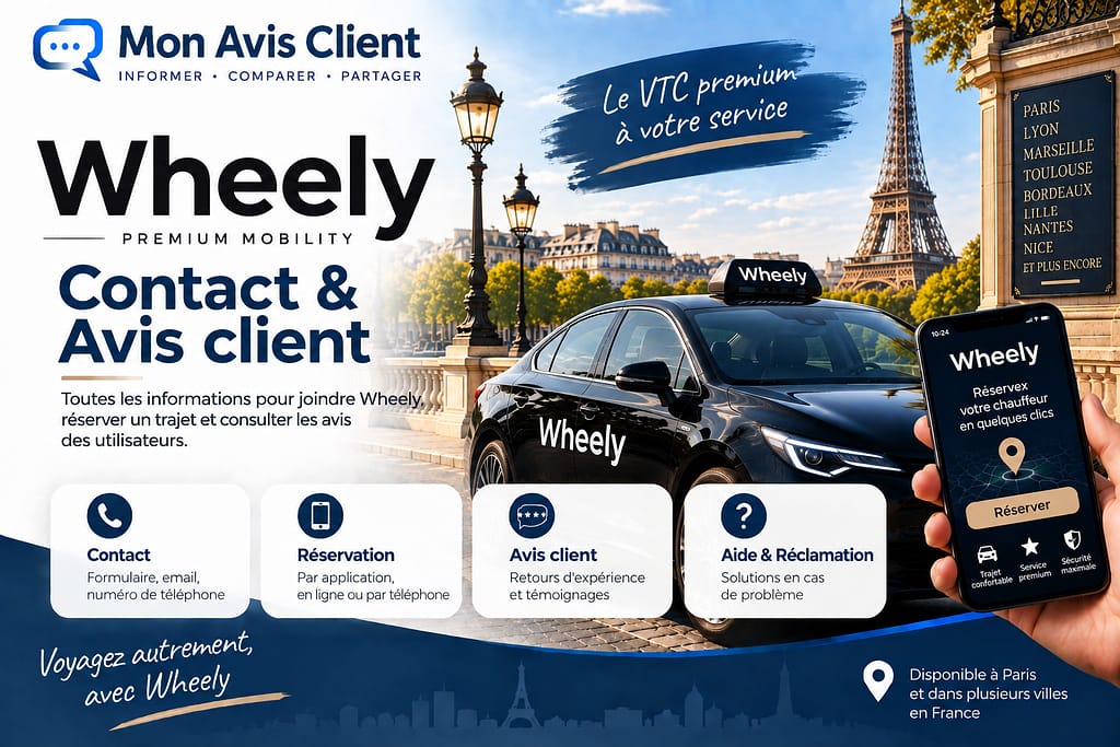 WHEELY : Contact et avis client.