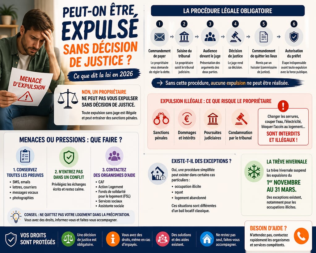 Peut-on être expulsé sans décision de justice ?