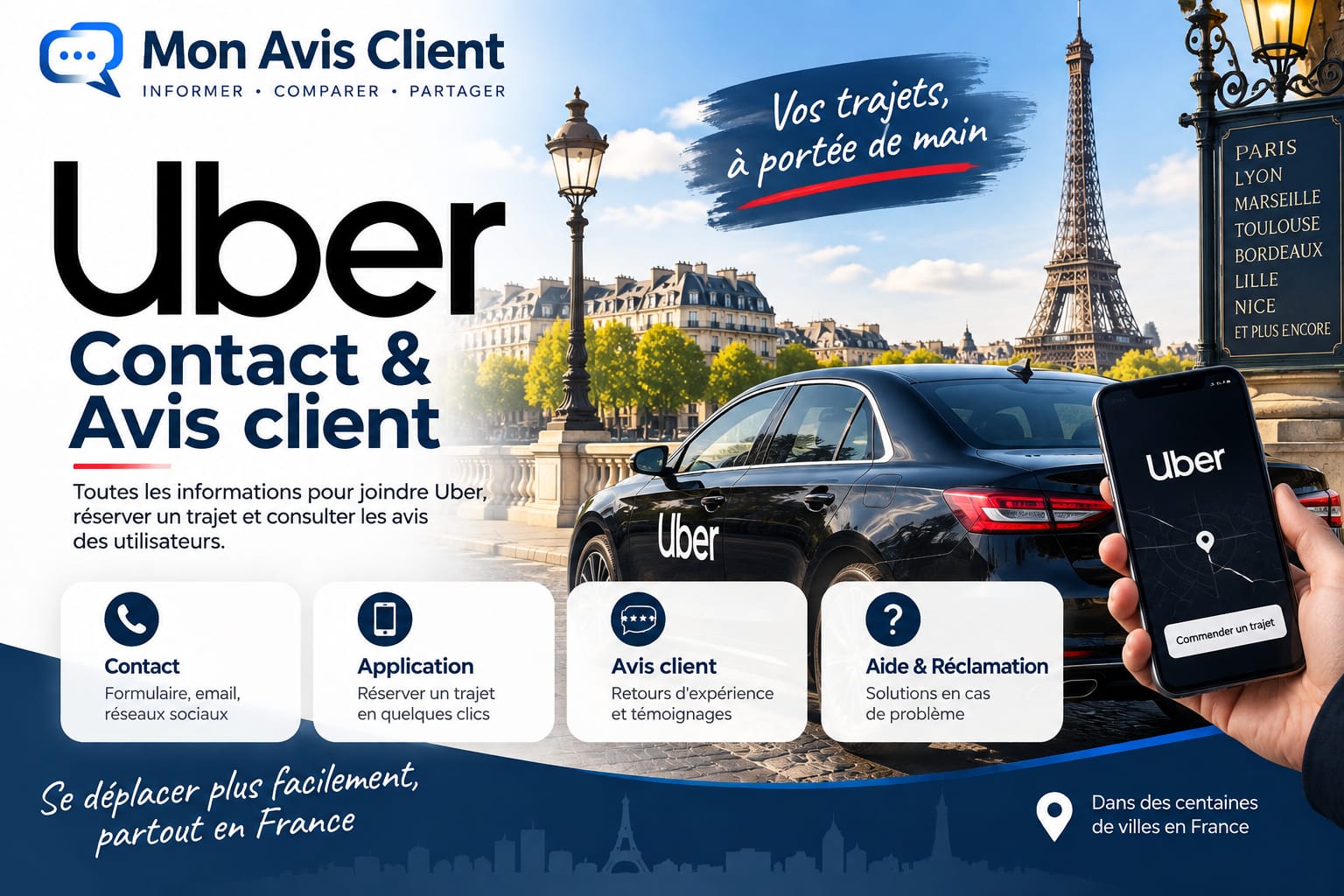 UBER contact et avis client