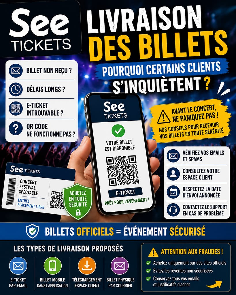 SEE TICKETS : livraison des billets